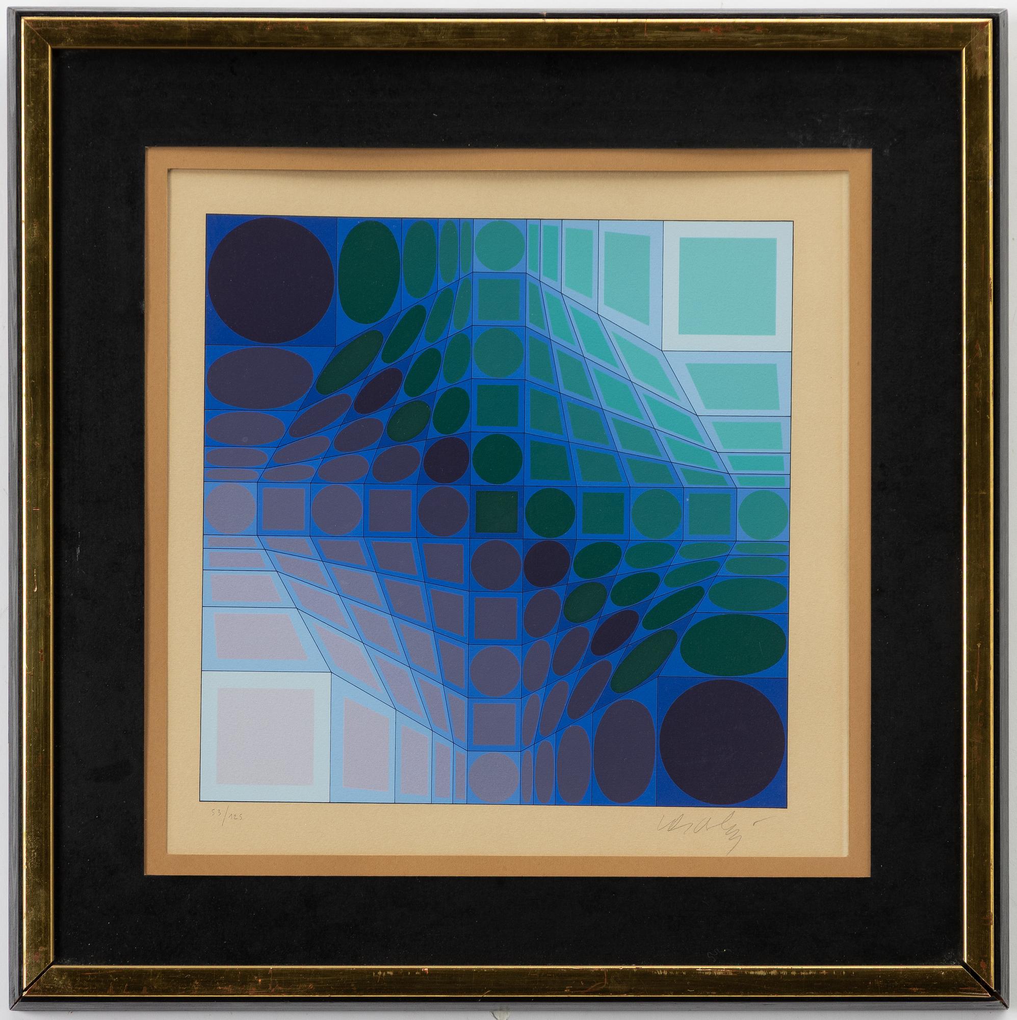 Victor Vasarely, "Del-Kelet".