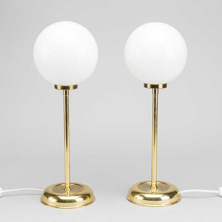 A pair of table lamps, EWÅ, Värnamo, Sweden, late 20th century,
