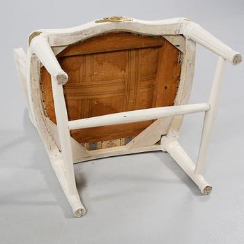 KARMSTOLAR, ett par, sk "Svenska modellen", 1800-tal.