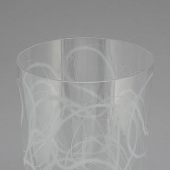 INGEGERD RÅMAN, vas, glas, "Slowfox", Orrefors.
