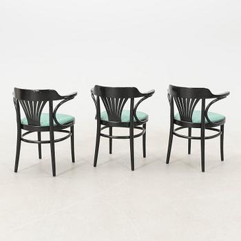 Armchairs, 6 pieces, Gemla, late 20th/early 21st century.