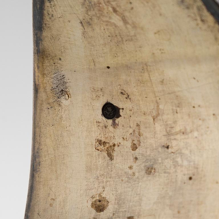 A silver mounted cut glass ewer, St. Petersburg, around year 1900.