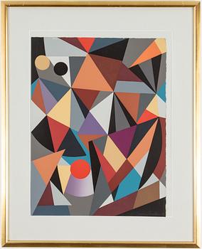 C GÖRAN KARLSSON, färgserigrafi, signerad, daterad 90 och numrerad 39/200.