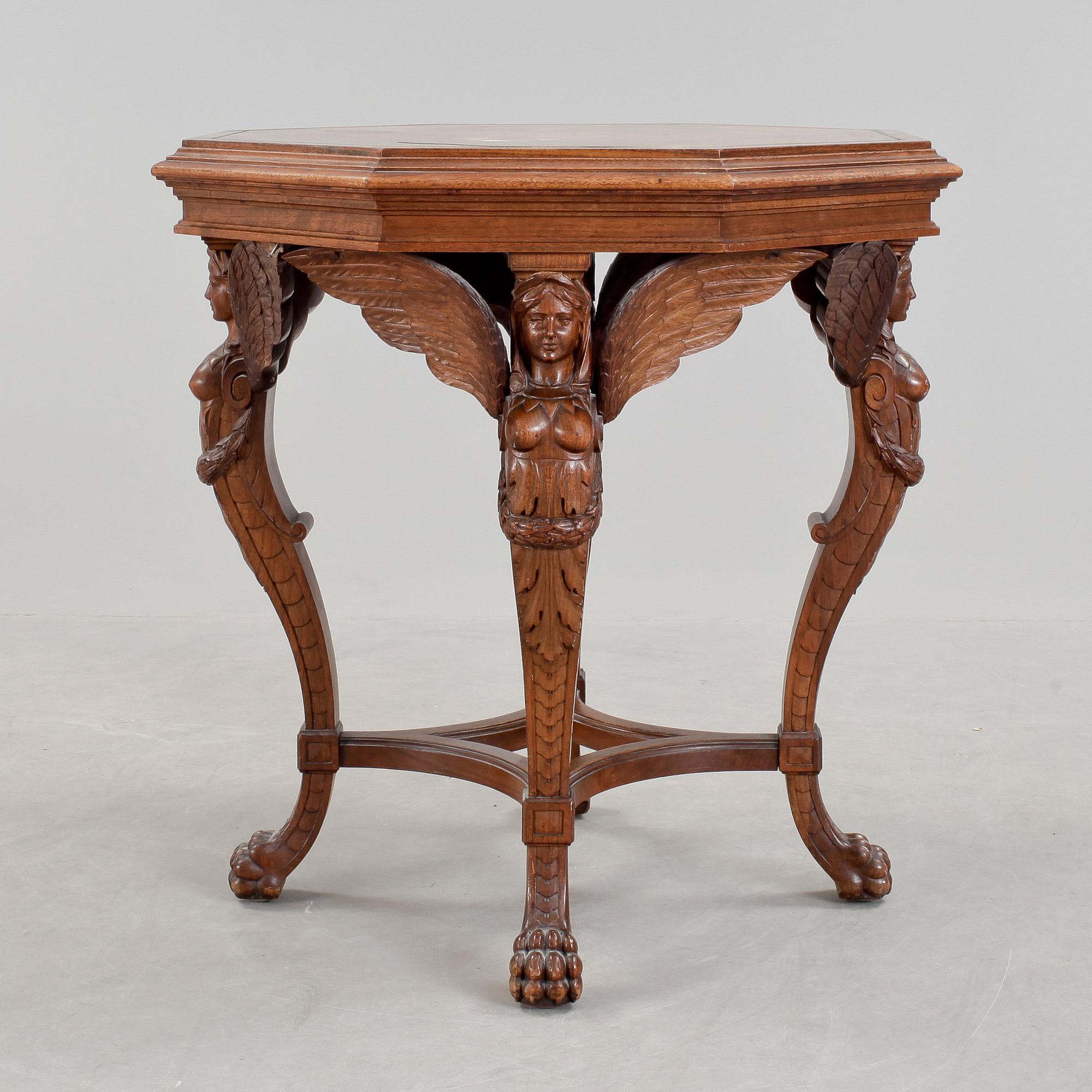 BORD, senempire, omkring 1800-talets mitt.
