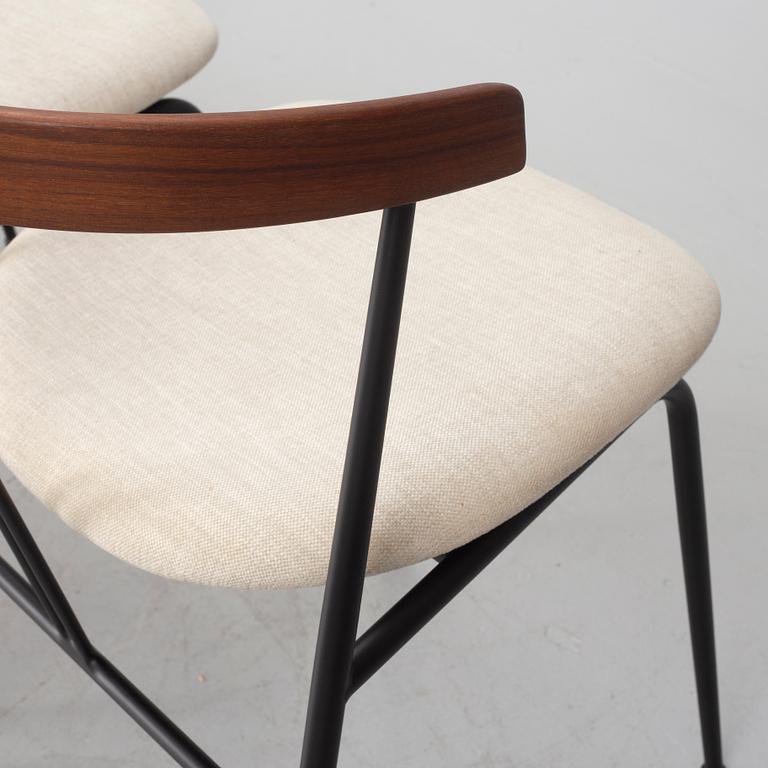 GamFratesi, four 'Violin' chairs, Gubi, contemporary.