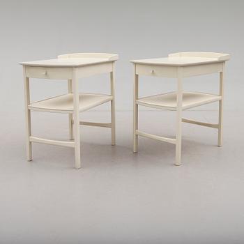 SÄNGBORD, 1 par, Carl Malmsten, Bodafors, 1960-tal.