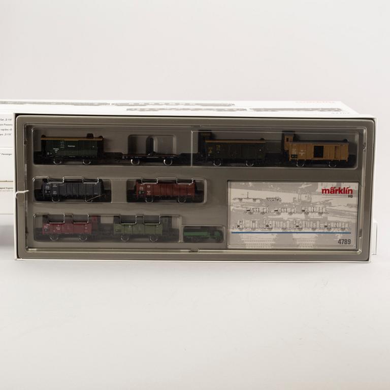 Märklin, 5 wagon sets, 42724, 42762, 42757, 4789 and 42765, H0.