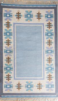 MATTA, rölakan, signerad IS (Ingegerd Silow). Ca 279 x 197 cm.