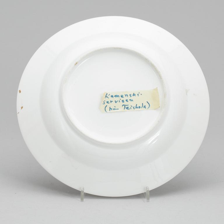 TALLRIK, porslin. Ryssland, 1800-tal.