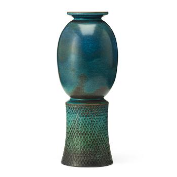 Stig Lindberg, A Stig Lindberg stoneware vase, Gustavsberg studio, Sweden 1964.