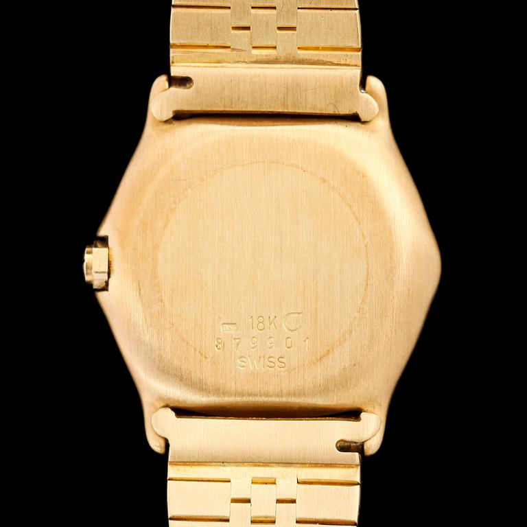 ARMBANDSUR, 18 k guld. Ebel. Vikt tot 70 g.