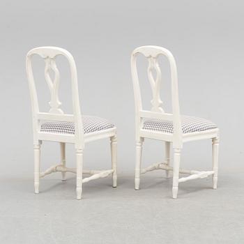 A set of eight chairs from IKEA, "Hallunda", 20th century.
