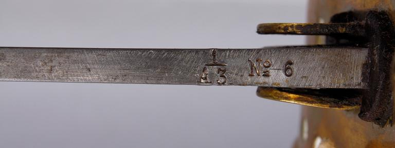 SABEL, m/1867-1893, för manskap vid kavalleriet.