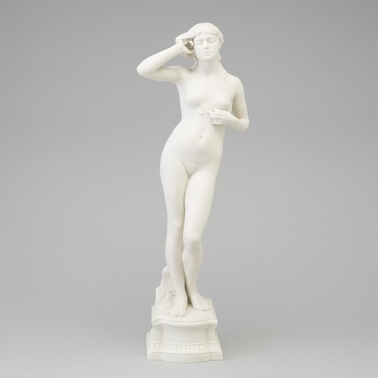 PER HASSELBERG, after, a parian ware figurine,  Gustafsberg, circa 1900-.