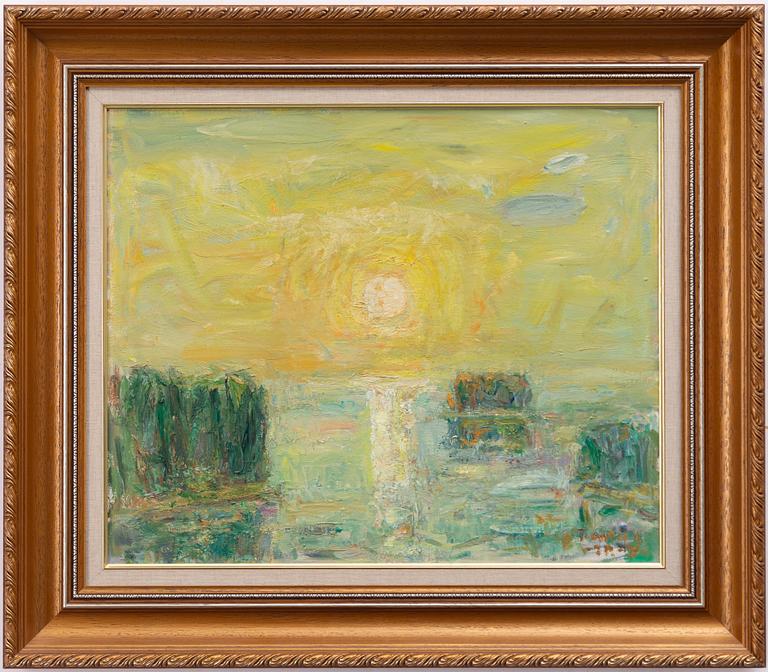 Taisto Ahtola, "From Lake Vanajavesi" (sunset).