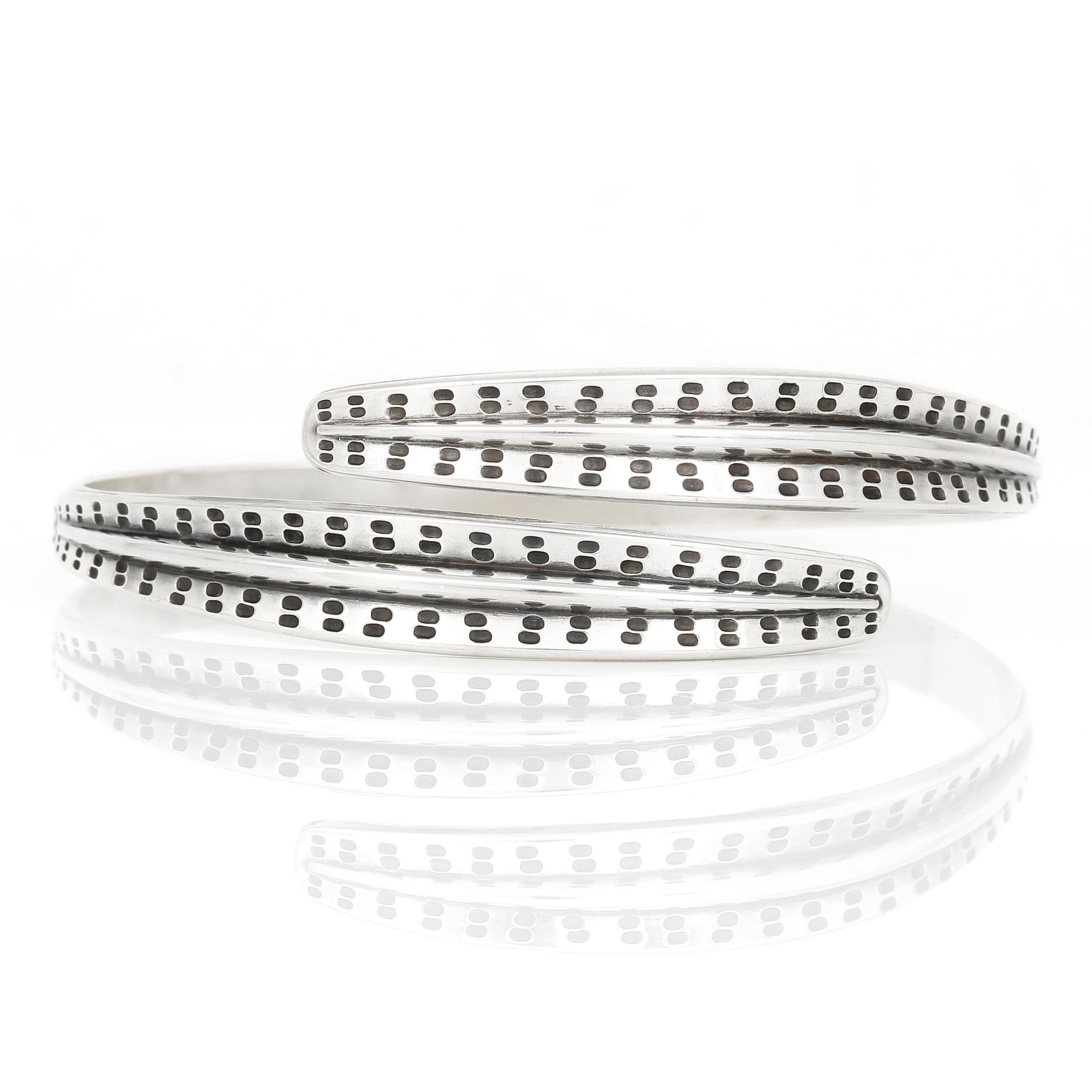 ARMRING, sterlingsilver, David Andersen, Norway. Tot vikt 39 gram.