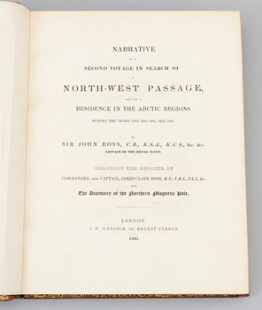 A BOOK, Arctica, 1835, John Ross.