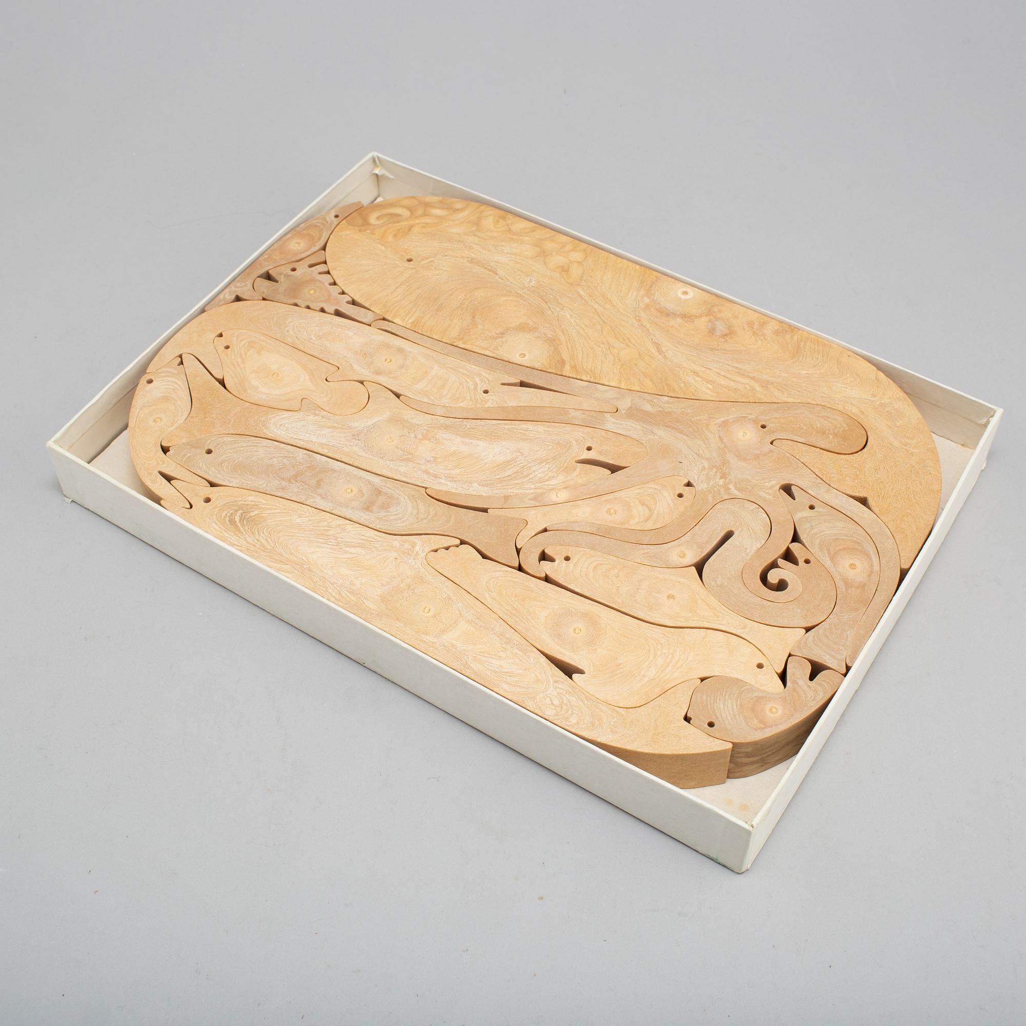 ENZO MARI, puzzle in a box, Italy, probably 1970s.