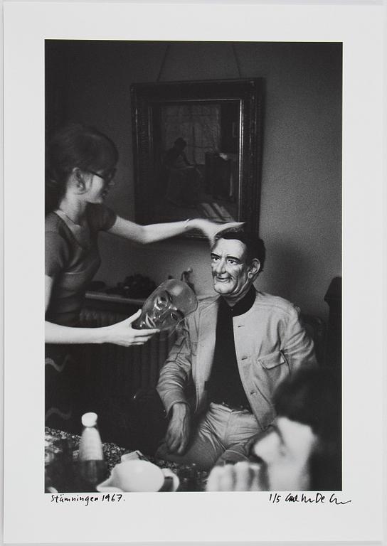 Carl Johan De Geer, photo, signed 1/5.