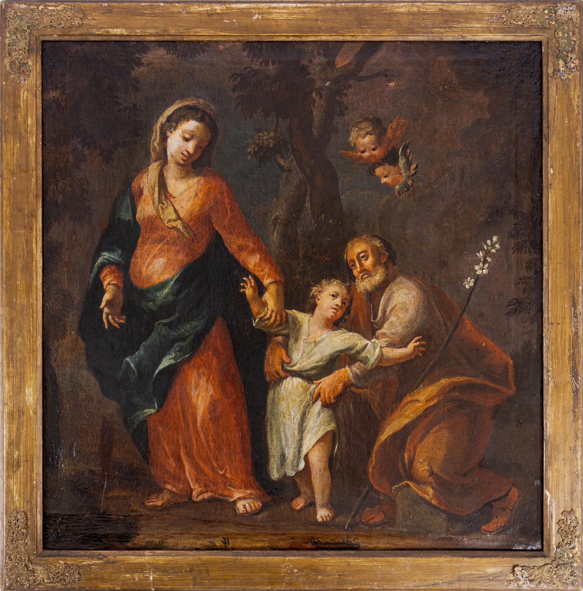 Sebastiano Ricci, circle of, The Holy Family. - Bukowskis