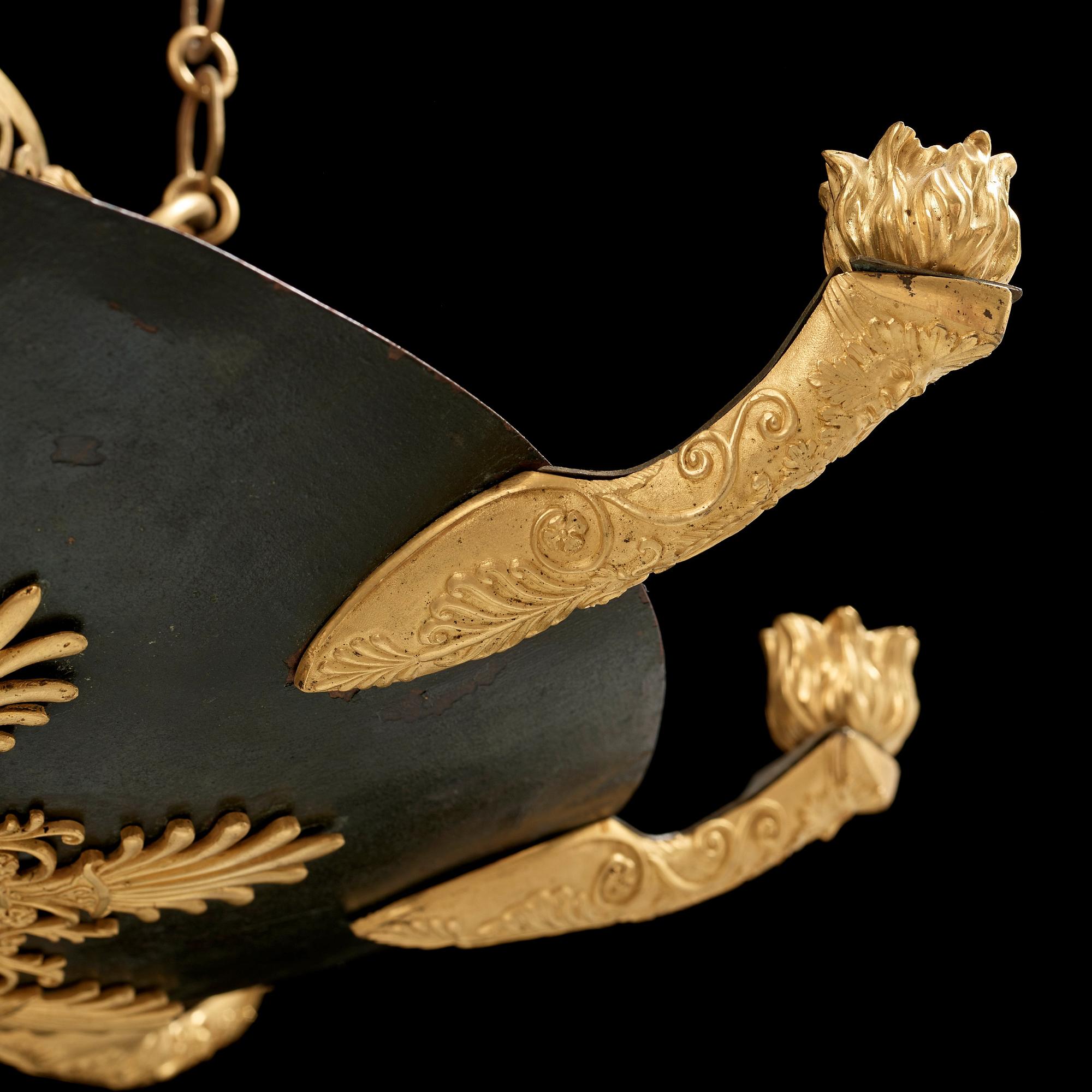 AMPEL, för åtta ljus, Empire, 1800-talets början.