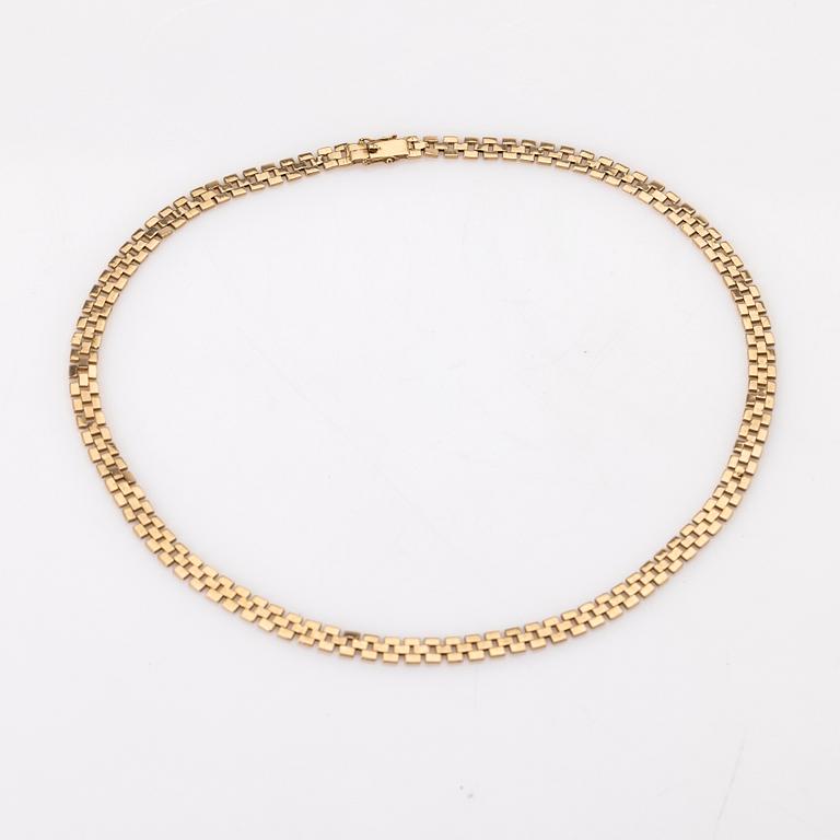 Collier, 18k, korridorlänk.