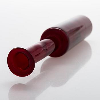 Nanny Still, flaska, signerad Nanny Still, Riihimäen lasi Oy.