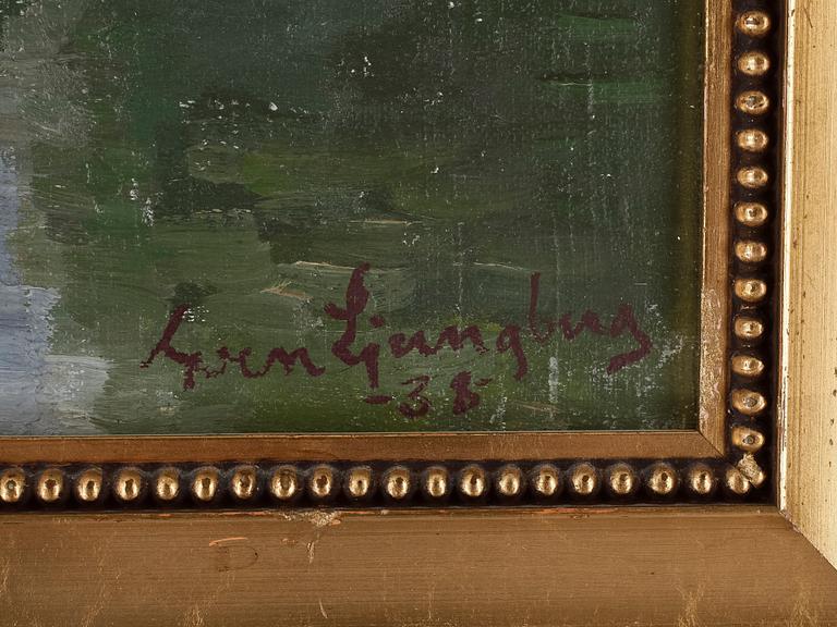 SVEN LJUNGBERG, olja på duk, signerad o daterad -38.