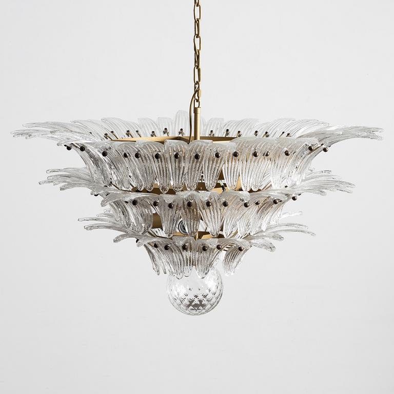 A 'Gatsby' chandelier, Murano.
