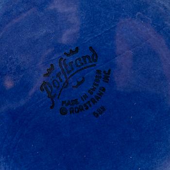 Hertha Bengtson, service, 13 pieces of stoneware. "Blue Fire", Rörstrand.