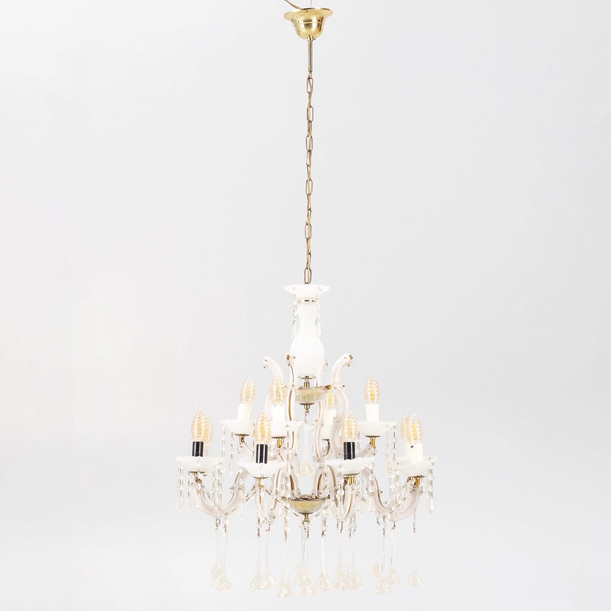 A chandelier, mid-20th Century.