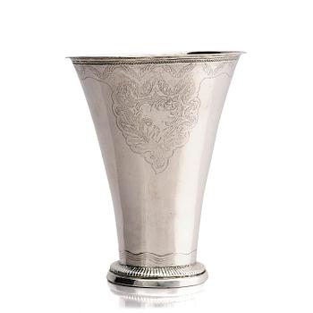 41. Petter Gillberg, a silver cup, Varberg 1775.