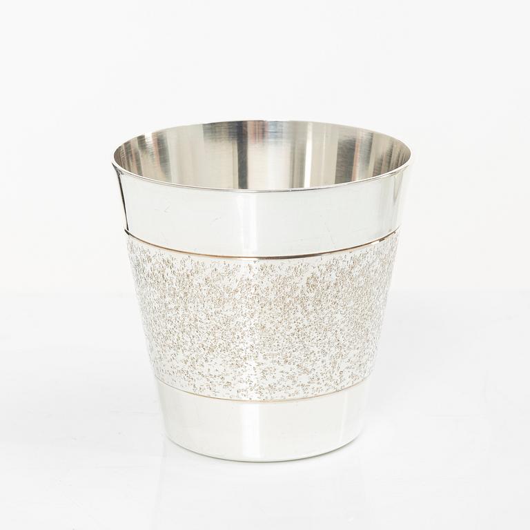 A set of twelve Swedish sterling silver cups, mark of Alton Guldvaru Ab, Falköping 1981.