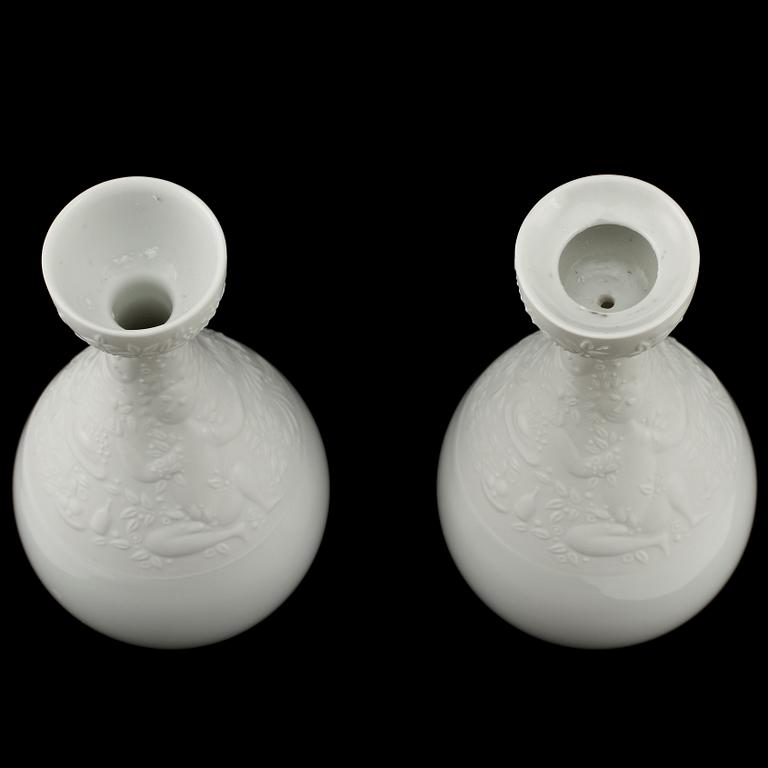 TESERVISDELAR, 12 delar, porslin, "Die Zauberflöte", Björn Wiinblad, Studio Line, Rosenthal, 1900-tal.