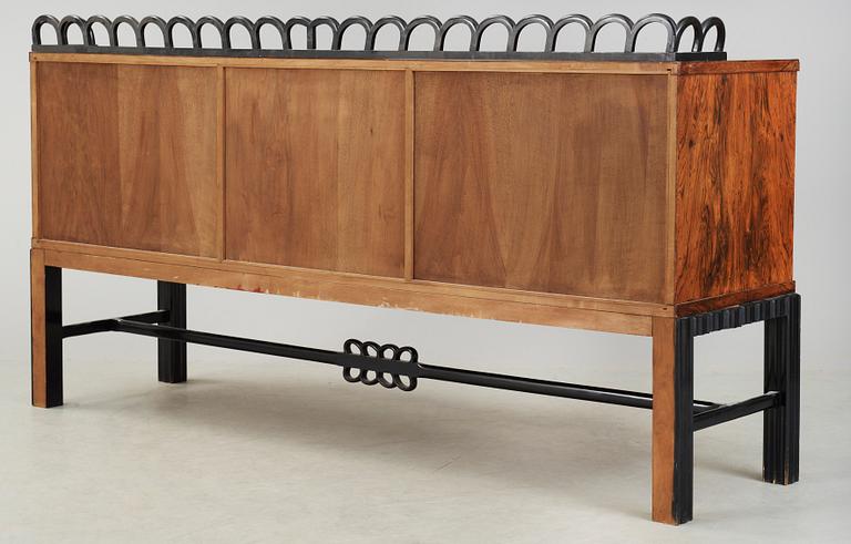 SIDEBOARD, art deco typ,  Brno, 1900-talets mitt.