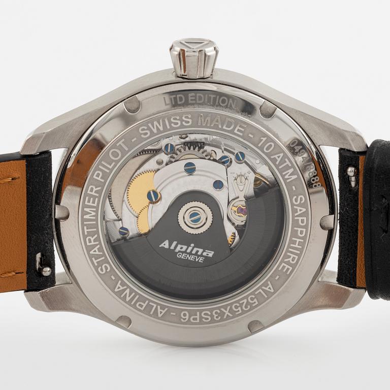 Alpina, Startimer, Pilot, "Limited Edition", wristwatch, 40 mm.