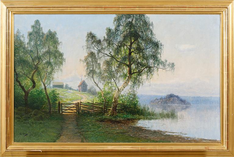 JOHAN "JOHN" KINDBORG, oil on canvas, signed and dated 99.