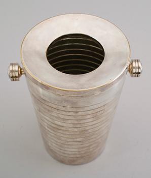 CHAMPAGNEKYLARE, nysilver, art déco, 1920-/30-tal.