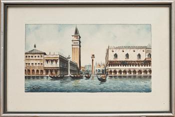 LORENZO RIZZI, akvarell, signerad. - Bukowskis