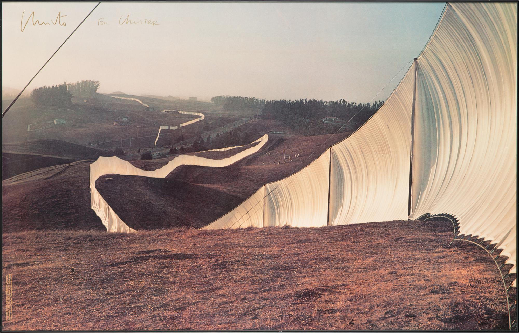 Christo & Jeanne-Claude, after, colour offset, signed.