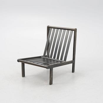 Florence Knoll, three 'Parallel Bar' armchairs, Knoll, likely for Nordiska Kompaniet, second half of the 20th Century.