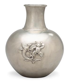 470. A pewter vase probably by Nils Fougstedt, Svenskt Tenn, Stockholm 1926.