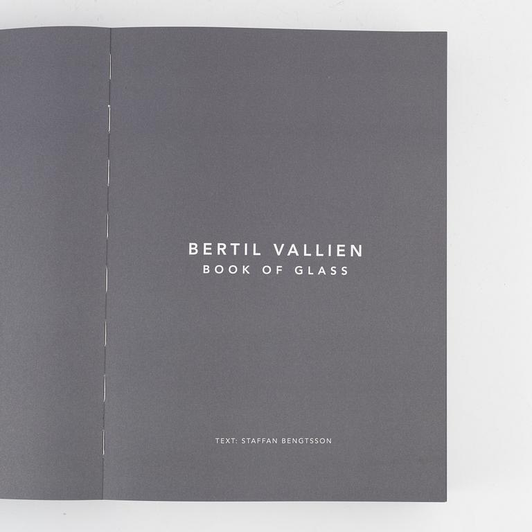 Bertil Vallien, a 'Book of glass' and a sculpture, Kosta Boda.