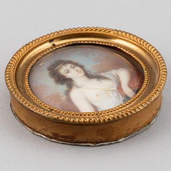 Unknown artist 19th/20th Century. Miniature. Unsigned.