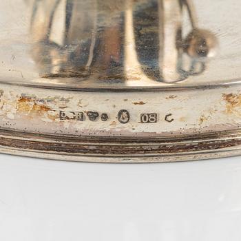 A Swedish silver vase, mark of CG Hallberg, Stockholm 1940.