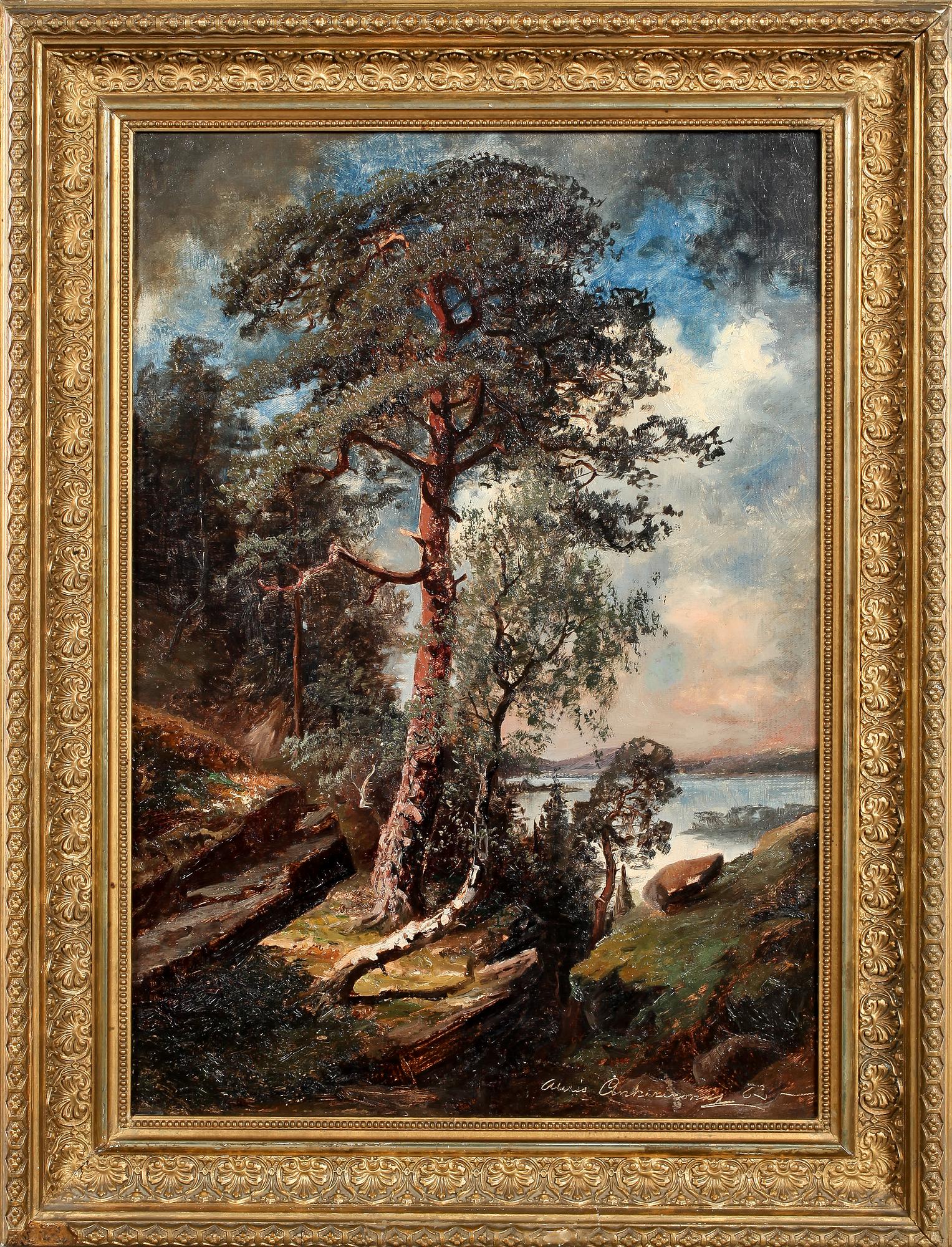 ALEXIS ANKARCRONA, olja på duk, signerad och otydligt daterad.