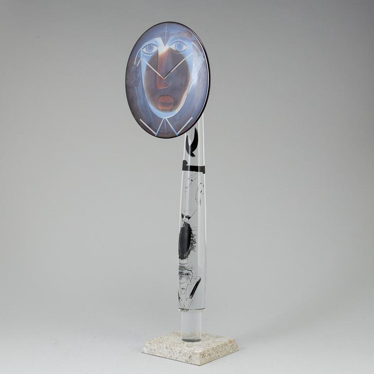 ANN WOLFF, glasskulptur, 1980-tal, signerad.