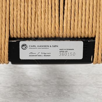 Hans J. Wegner, four CH24/ "Wishbone" chairs, Carl Hansen & Son, Denmark, 21st century.