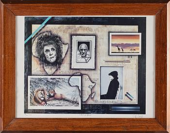 PETER DAHL, färglitografi, signerad, daterad 1986 och numrerad AA/200.