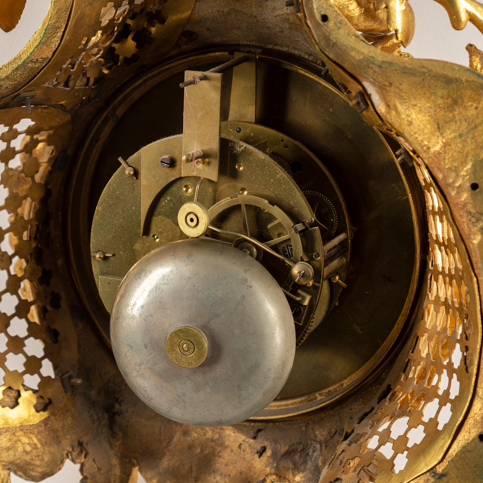 A Raingo Frères Louis XV-style wall clock, 19th C.